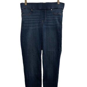 LIVERPOOL Dark Wash, Stretch, Skinny, Pullon, Capri Jeans, Size 4P
